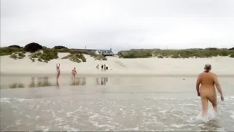 Naturists celebrate longest day at St Clair beach #3