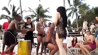 Sexy Samba Dance on beach #3