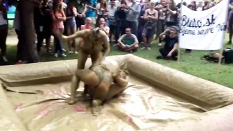 Sexy girl Mud wrestling #2