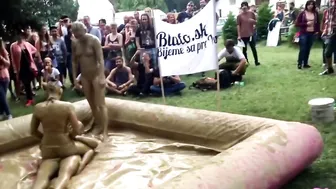 Sexy girl Mud wrestling #4