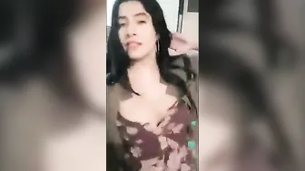 Hot aunty big boobs, imo video call #4