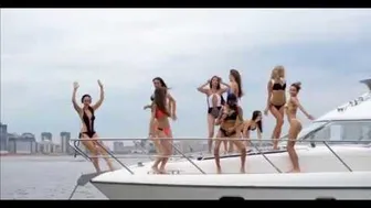 Mini bikini on a yacht. Very beautiful and sexy #2