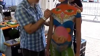 Girl Body Painting Video #4