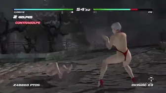 Dead Or Alive 5 Last Round PS4 Guerra de Bikinis 10 Christie Modo Arcade Dificil #2