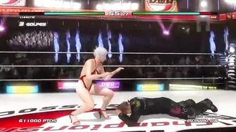 Dead Or Alive 5 Last Round PS4 Guerra de Bikinis 10 Christie Modo Arcade Dificil #4