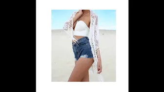 2018 Sexy Beach Long Blouses Women Lace Floral See Through Tassel Long Sleeve Losse Casual Swimwear