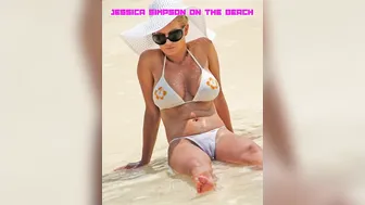 Jessica Simpson on the beach #4