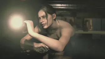 RESIDENT EVIL 2 REMAKE: CLAIRE IN MICRO BIKINI GAMEPLAY