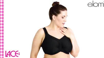 Elomi - Plus size - Lingerie - Kate - Sports bra - Black | Lace.dk #3