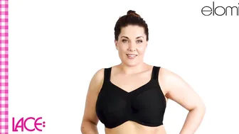 Elomi - Plus size - Lingerie - Kate - Sports bra - Black | Lace.dk #4