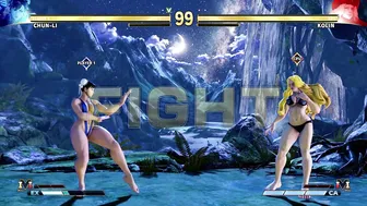 SFV PC Mods | Chunli V-bikini vs Kolin Bikini Mod♥️♥️ #3