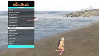 SEXY NUDE GIRLS ON THE BEACH GTA 5 #3