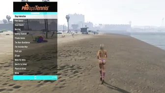 SEXY NUDE GIRLS ON THE BEACH GTA 5 #4