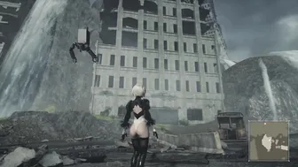 NieR:Automata 2B sexy big ass show play #3