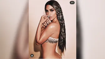 Kim Kardashian hot Sexy Half Nude/ Bikini Instagram Pictures #2