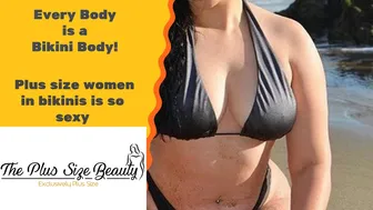 plus size swimwear. PROUD PLUS SIZE WOMENS SHOWING OFF