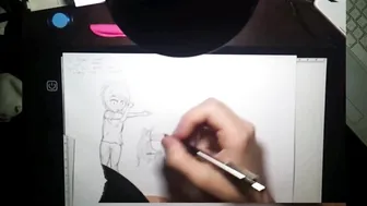 A guy who knows nothing about anatomy draws female anatomy (timelapse) #2