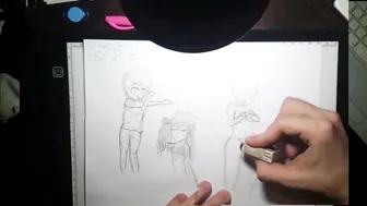 A guy who knows nothing about anatomy draws female anatomy (timelapse) #4