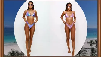 Holographic Bikini - Blue And Purple || Relax 385