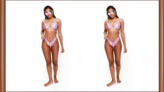 Holographic Bikini - Blue And Purple || Relax 385 #4