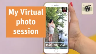 I modeled for a "virtual" photoshoot | Zoom