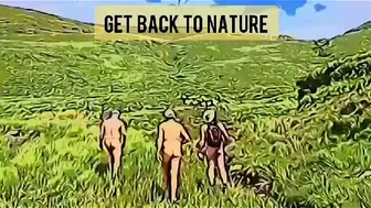 Going west in Ireland - a naturist cartoon