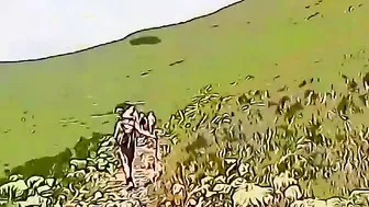 Going west in Ireland - a naturist cartoon #2