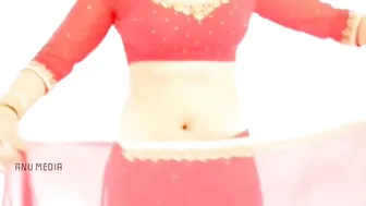 Sexy girl wearing saree and showing navel and boom #3