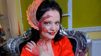 #phoenix #fire #bird #video #tutorial #bodypainting #sfxmakeup #sfx #art #makeupartist #facepaint