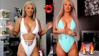 Bikini Try On Haul ! Lingerie Try On Haul ! Hot bikini video ! Hot Sexy