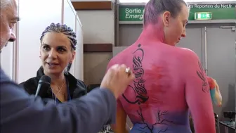 Festival Mondial de Body-painting à Paris - Rencontre avec une artiste Luxembourgeoise