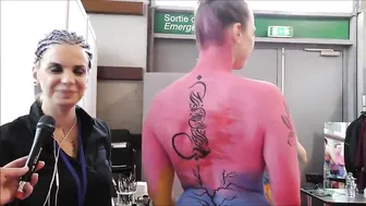 Festival Mondial de Body-painting à Paris - Rencontre avec une artiste Luxembourgeoise #3