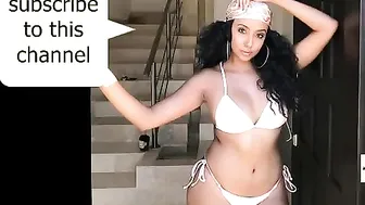 Ethiopian Girl Showing her Bikinis #3