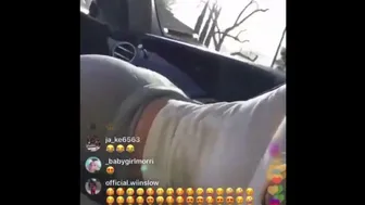 BHAD BHABIE TWERKS ON IG LIVE 2020 | PLUS HER POST AND DELETE PHOTOS ON TOP OF BENZ ????