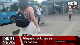 ACTRIZ PORNO GRABA VIDEO EN BUS EN COLOMBIA