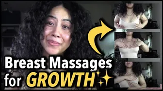 Breast Massages for Growth + Noogleberry Giveaway WINNER! How to Breast Massage