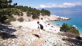 FKK NATURIST BEACHES OF KRK ISLAND, CROATIA (naturystyczne plaże Krk w Chorwacji) 2020 #3