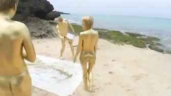 BODY PAINT SECCION ON THE BEACH #4