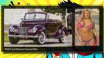 Beautiful Babes in Bikinis and Beautifully Restored cars of the 1940's #2