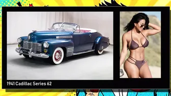 Beautiful Babes in Bikinis and Beautifully Restored cars of the 1940's #4