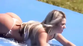 The best hand picked Hot Girls On Water Slides! Bikini Slips Compilation 2020 #4