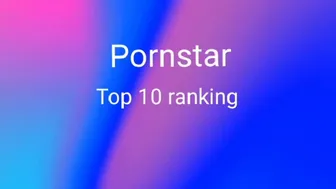 Pornstar Top10 Ranking(2020)