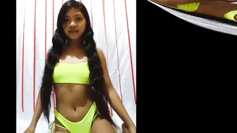 Yellow Green Bikini || Ellaz Matz #4