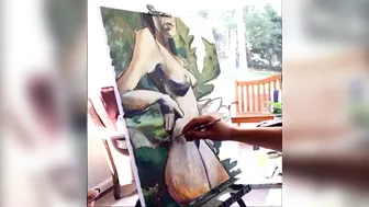 Painting a Cubist Nude in Oils #4