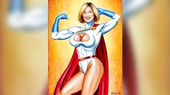 Supergirl and other painted Super Women HOT! #3