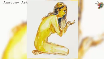 Anatomy Art : women figure posture | Shubhom Dutta Art Tutorial