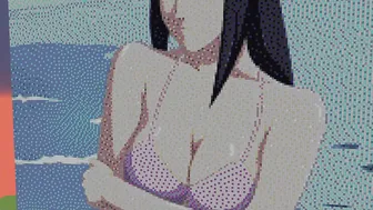 Tik tok Hinata bikini pixel art #3