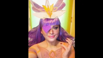 #bodypainting #bodypaint #cosplaygirl #syndra #syndracosplay #leagueoflegends #riotgames