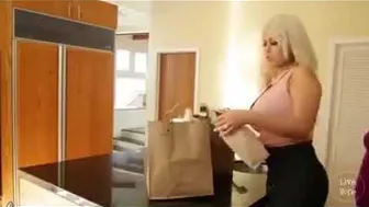 Hot Big Boobs Mom gives her Step Daughter a HUGE