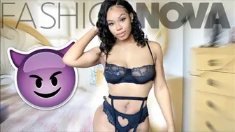 FASHION NOVA LINGERIE TRY ON HAUL GENECIA HAUL